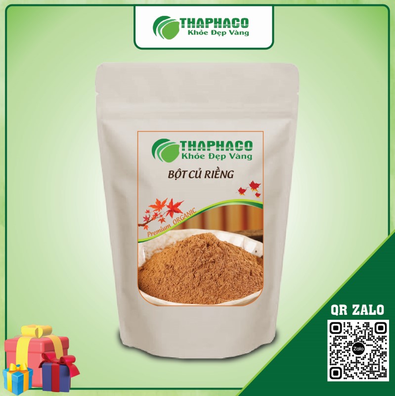 Hình ảnh bột củ riềng chính hãng tại Trà hoa thảo mộc sấy khô