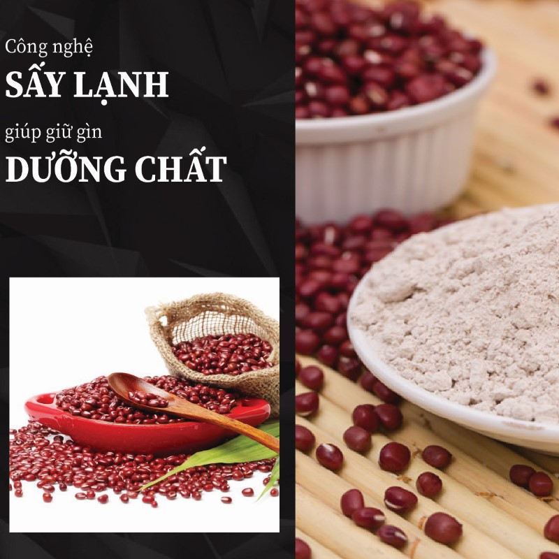 Bột đậu đỏ nguyên chất của Trà hoa thảo mộc sấy khô (THAPHACO)