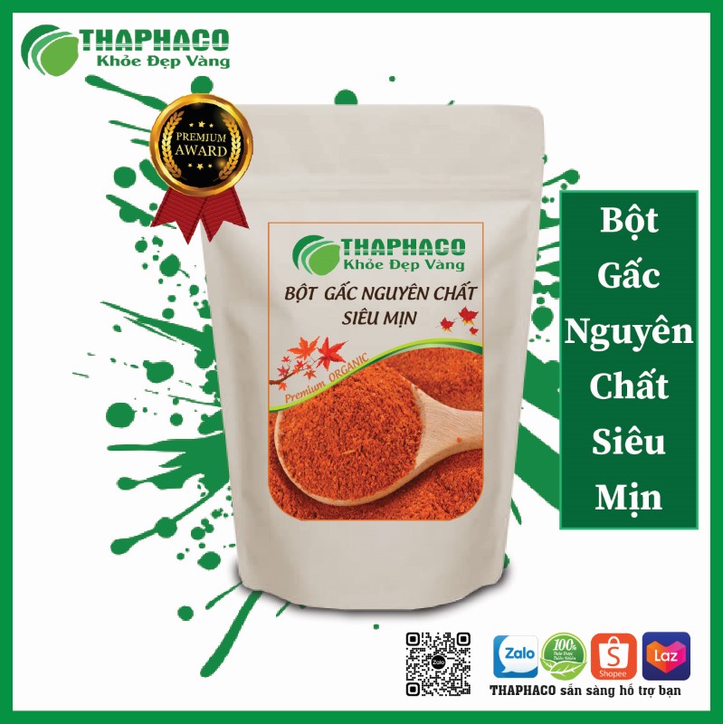 Gợi ý cách sử dụng bột gấc nguyên chất sánh mịn siêu đơn giản