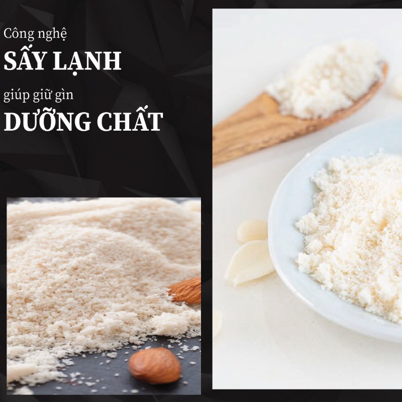 Bột hạnh nhân siêu mịn tại Trà hoa thảo mộc sấy khô