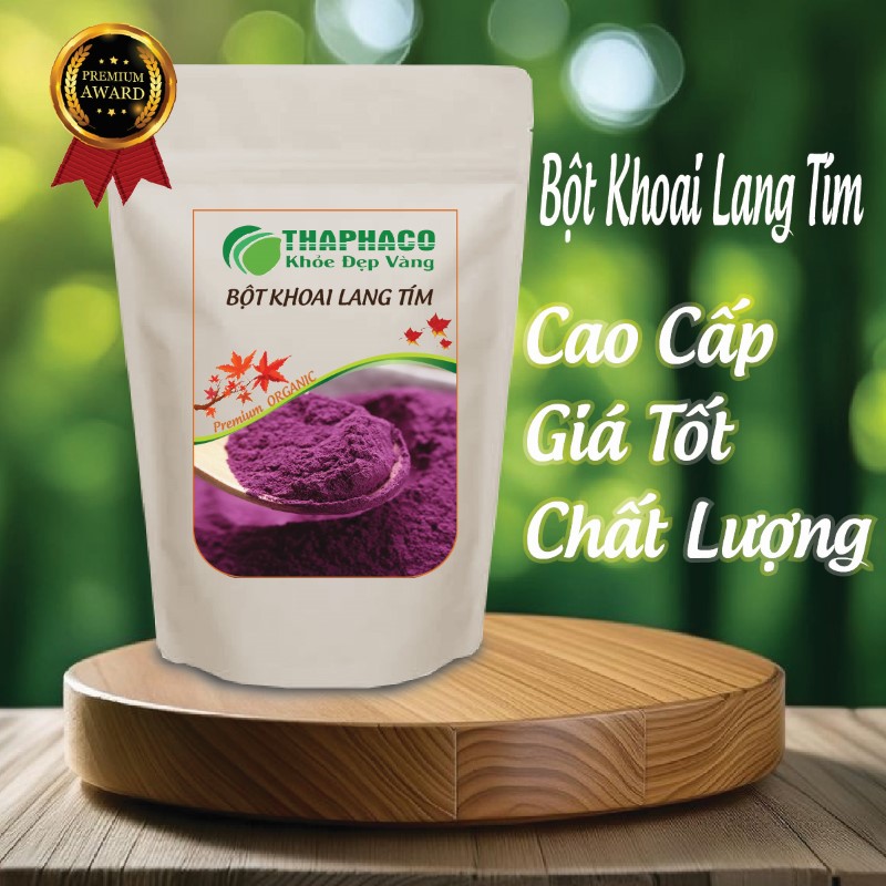 Hình ảnh sản phẩm 1kg bột khoai lang tím giá rẻ tại THAPHACO