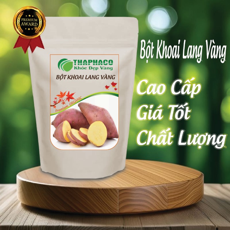 Mua túi 1kg bột khoai lang vàng tiết kiệm hơn so với từng túi nhỏ 