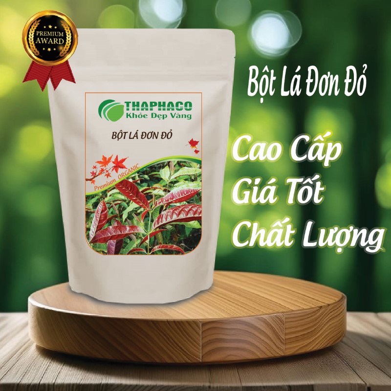 Hình ảnh sản phẩm 1kg bột lá đơn đỏ giá rẻ của THAPHACO