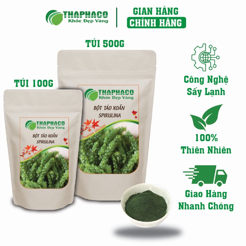 Địa chỉ bán nguyên liệu pha trà 1kg bột tảo xoắn spirulina giá rẻ tại TP.HCM