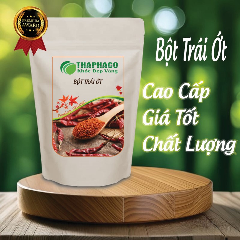 Túi sản phẩm 1kg bột trái ớt giá rẻ nguyên chất