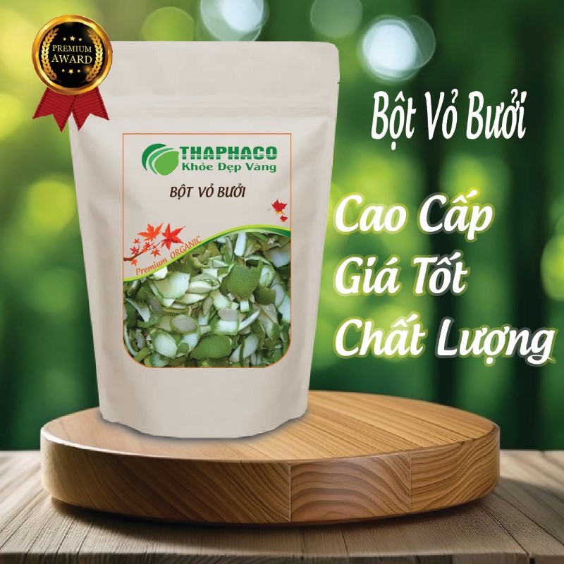 Túi sản phẩm 1kg bột vỏ bưởi giá rẻ