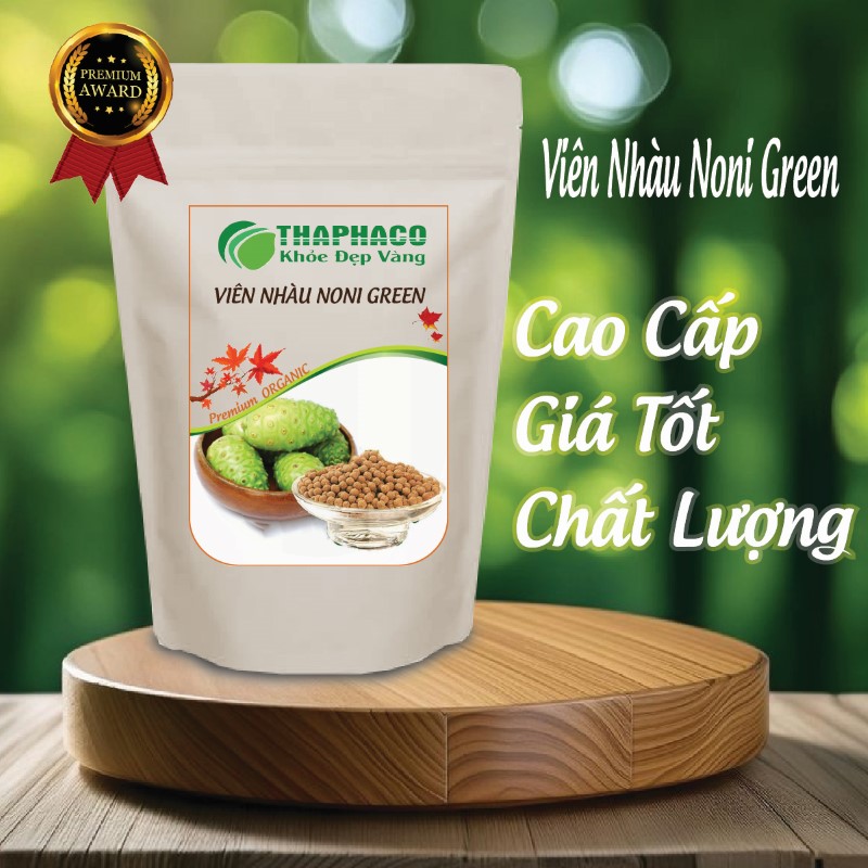 Túi 1kg viên nhàu Noni Green giá rẻ nguyên chất 