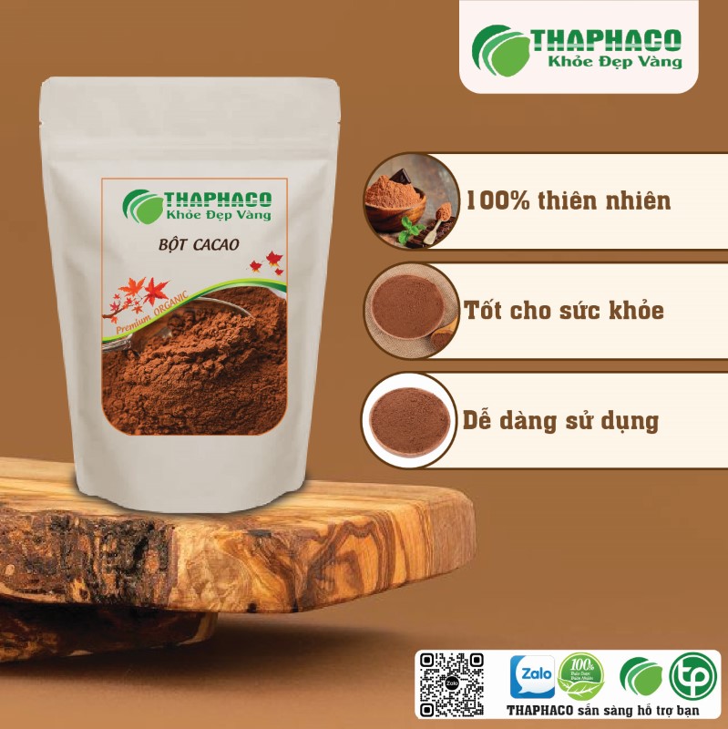 Công dụng của trà bột cacao sấy khô