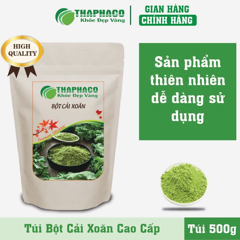 Trà bột cải xoăn thiên nhiên cao cấp chất lượng