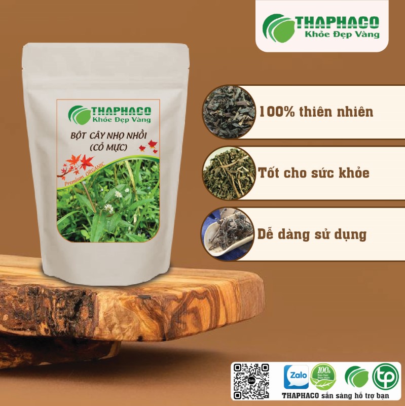 Công dụng của trà bột cây nhọ nhồi (cỏ mực) sấy khô