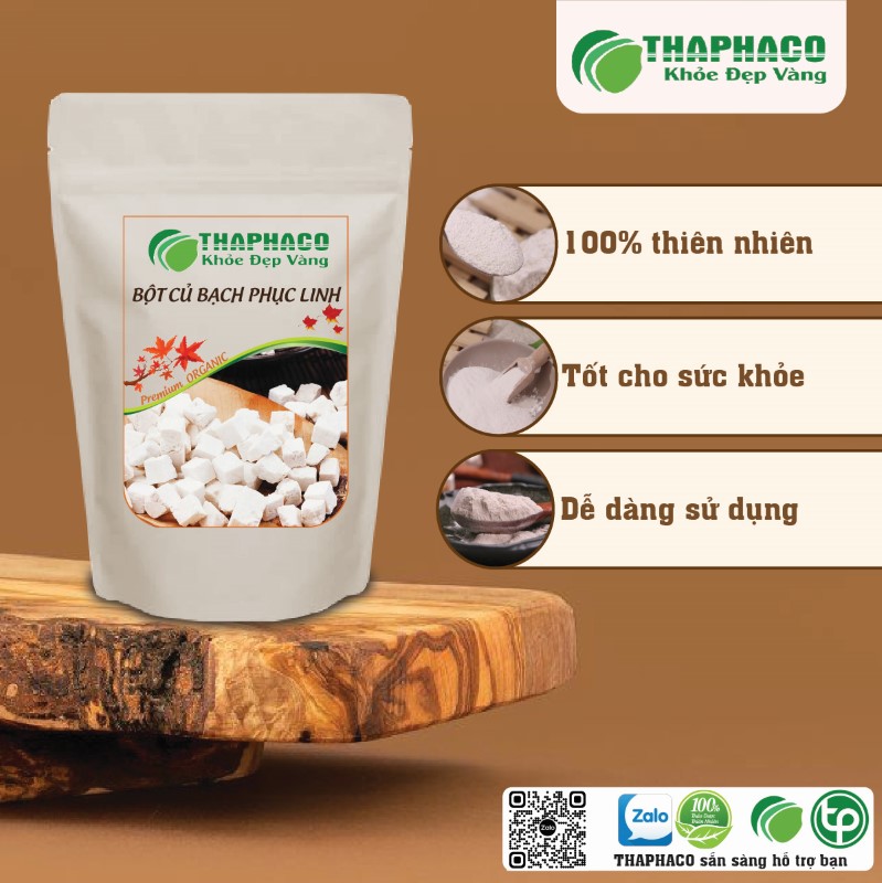 Công dụng của trà bột củ bạch phục linh