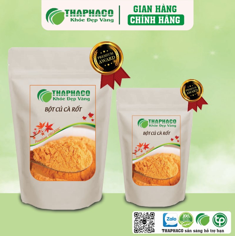 Nơi bán bột củ cà rốt sấy khô nguyên chất giá rẻ tại TP.HCM