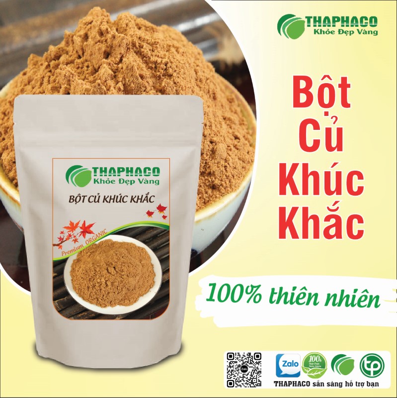 Trà bột củ khúc khắc sấy khô nguyên chất