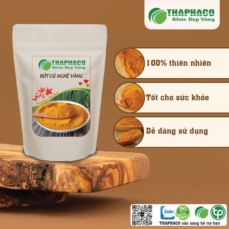 Mua trà bột củ nghệ vàng sấy khô nguyên chất ở đâu uy tín? 
