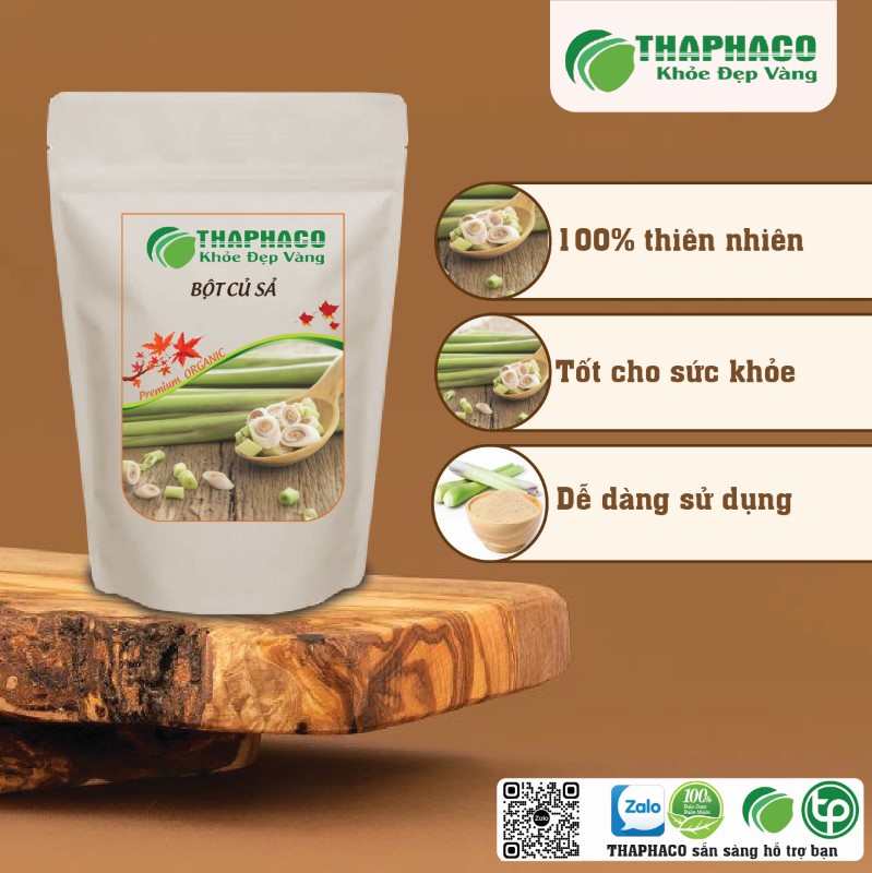 Trà bột củ sả thiên nhiên cao cấp chất lượng