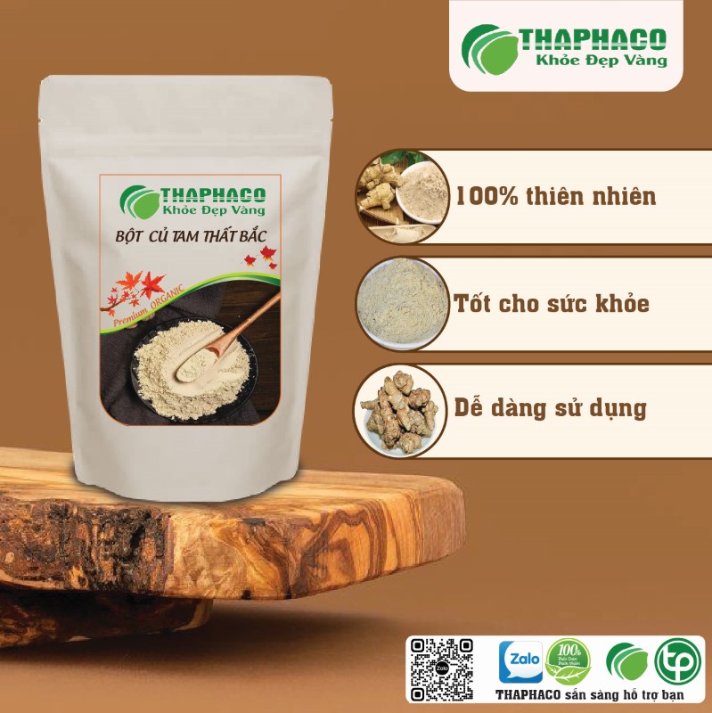 Trà bột củ tam thất bắc nguyên chất có công dụng gì?