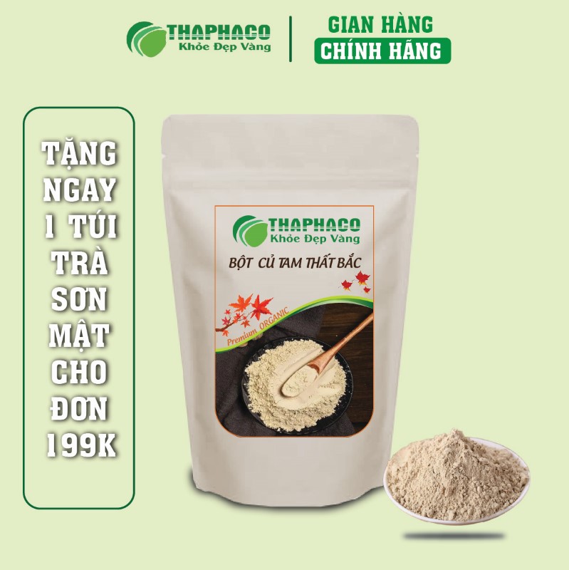 Mua 1kg bột củ tam thất bắc khô chỉ với mức giá 2350k tại THAPHACO