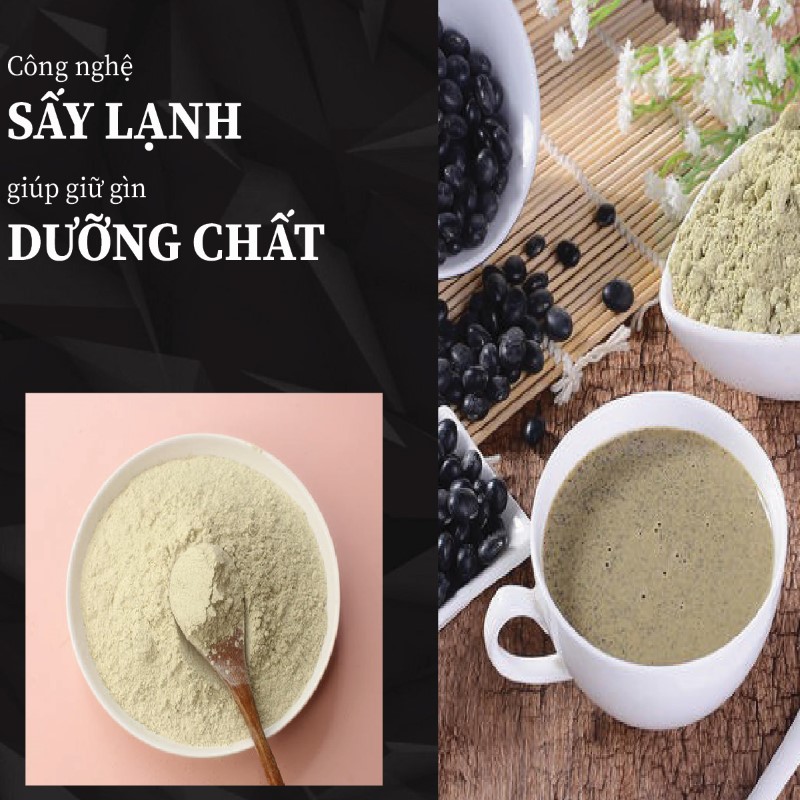 1kg trà bột đậu đen khô giá rẻ chất lượng cao 