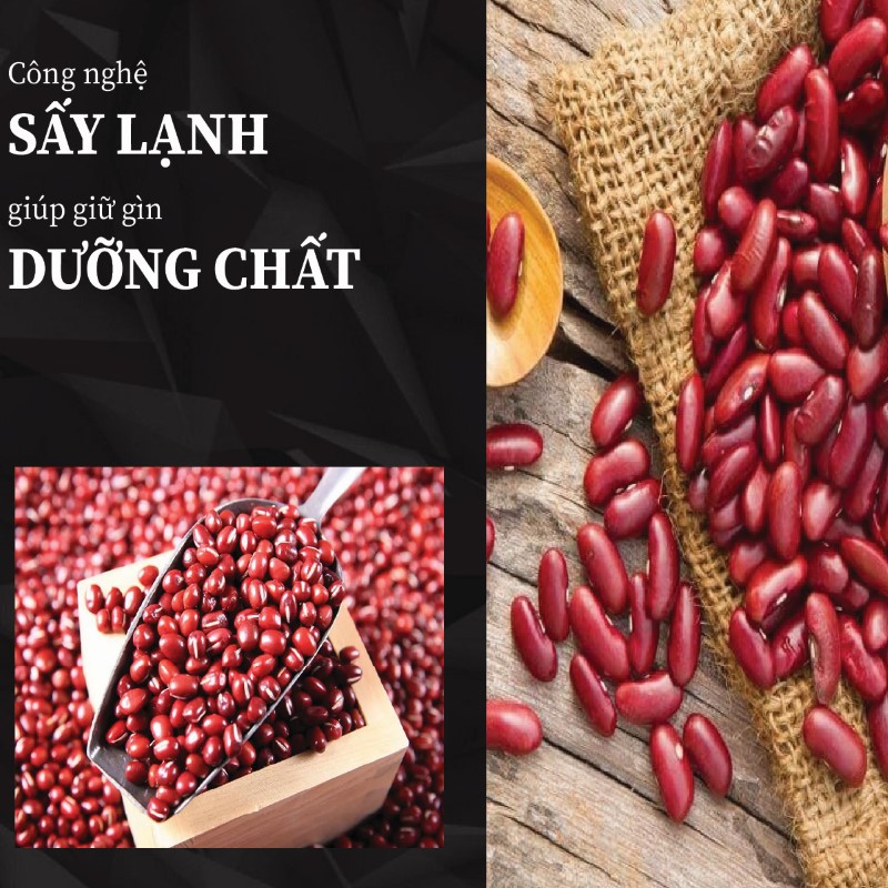 1kg trà bột đậu đỏ khô giá rẻ chất lượng 