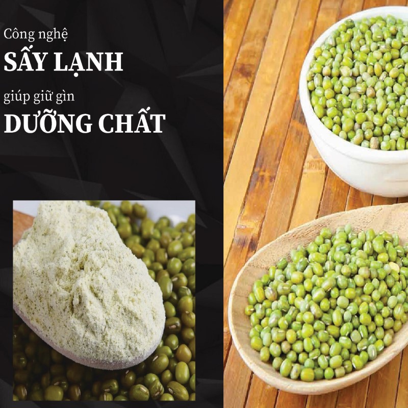 1kg trà bột đậu xanh giá rẻ chất lượng cao 