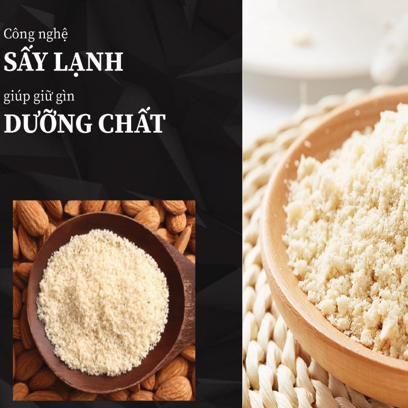 1kg trà bột hạnh nhân khô giá rẻ chất lượng cao 