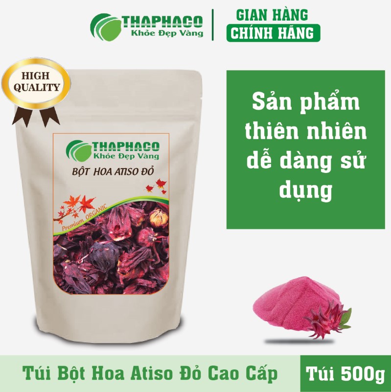 Trà bột hoa atiso đỏ thiên nhiên cao cấp chất lượng
