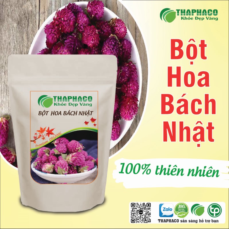 Trà bột hoa bách nhật sấy khô nguyên chất