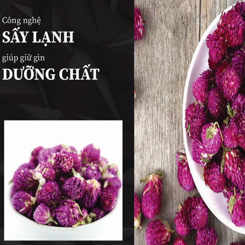 1kg trà bột hoa bách nhật khô giá rẻ chất lượng cao 