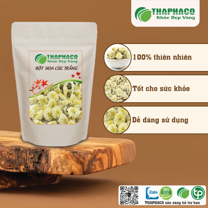 Công dụng của trà bột hoa cúc trắng nguyên chất