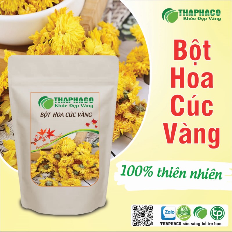 Trà bột hoa cúc vàng sấy khô nguyên chất