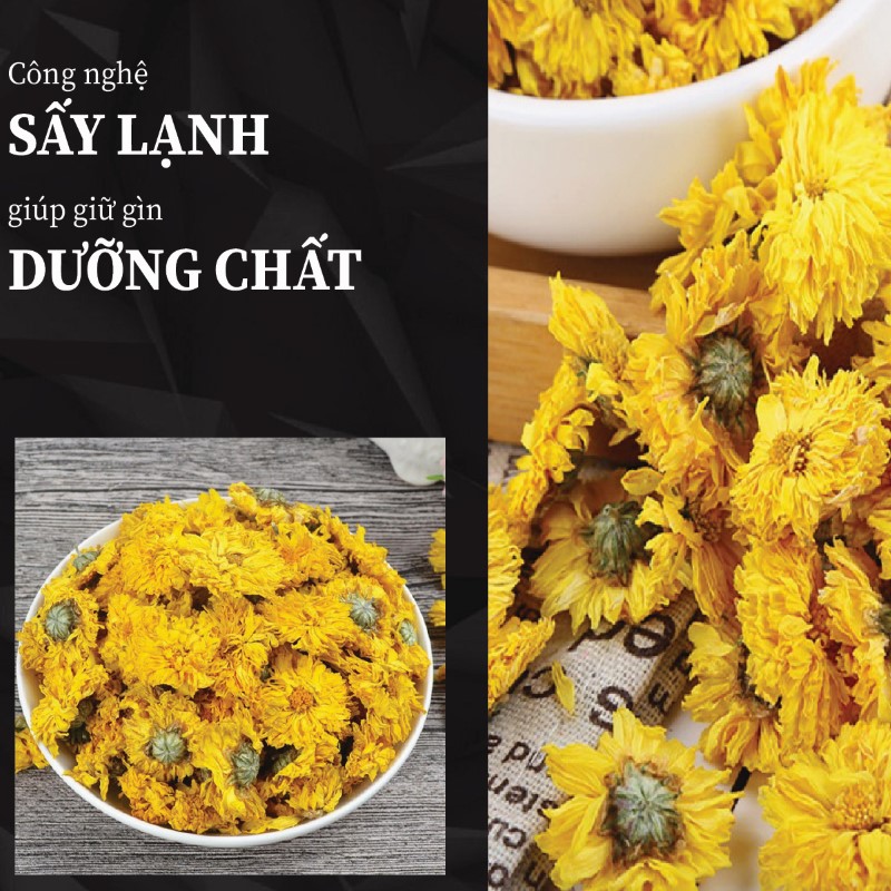 1kg trà bột hoa cúc vàng khô giá rẻ chất lượng cao 