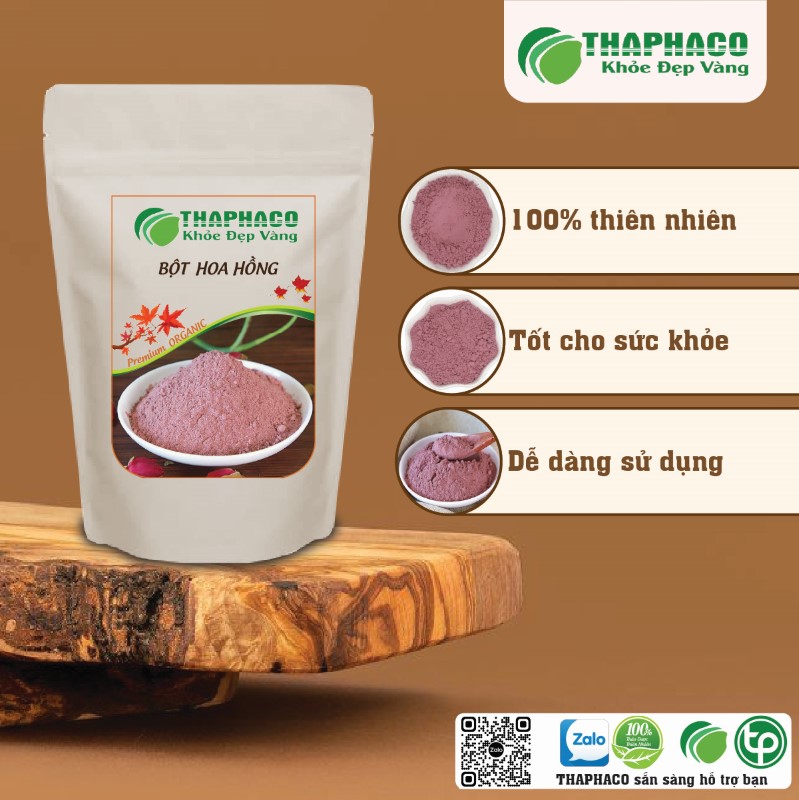 Trà bột hoa hồng sấy khô nguyên chất 