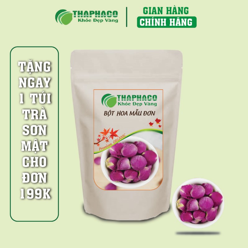 Mua 1kg bột hoa mẫu đơn khô chỉ với 600k tại THAPHACO