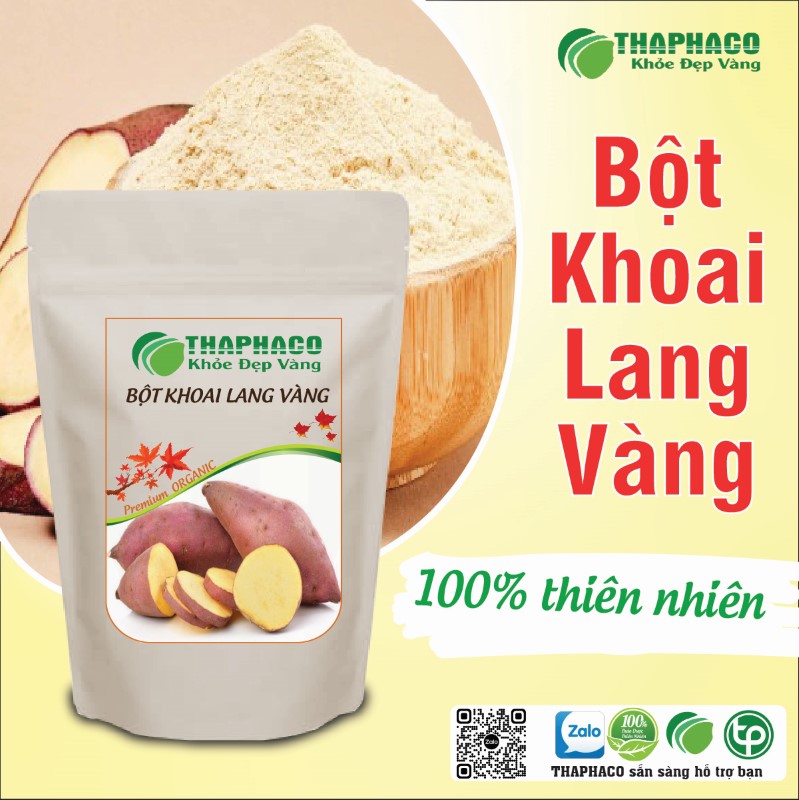Trà bột khoai lang vàng nguyên chất có công dụng gì?