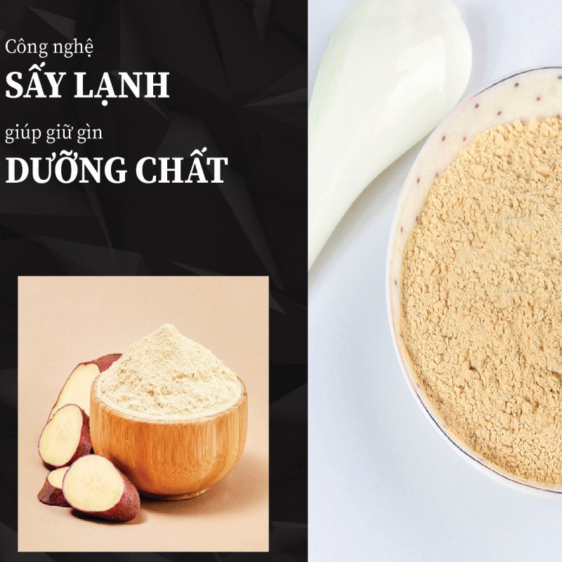 1kg trà bột khoai lang vàng khô giá rẻ chất lượng cao 
