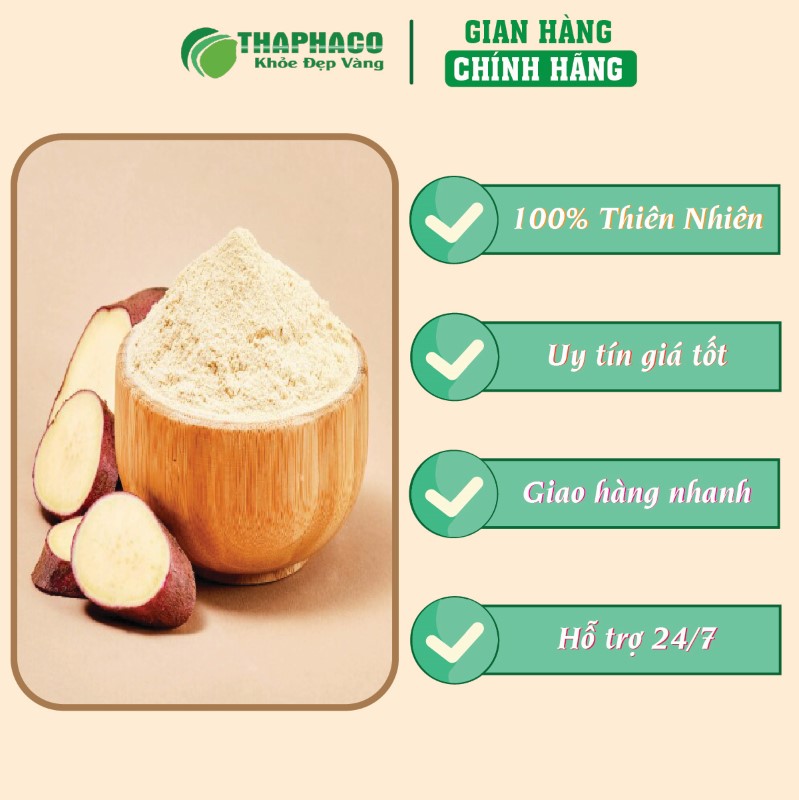 Địa chỉ mua bột khoai lang vàng khô 1kg giá rẻ tại TP.HCM