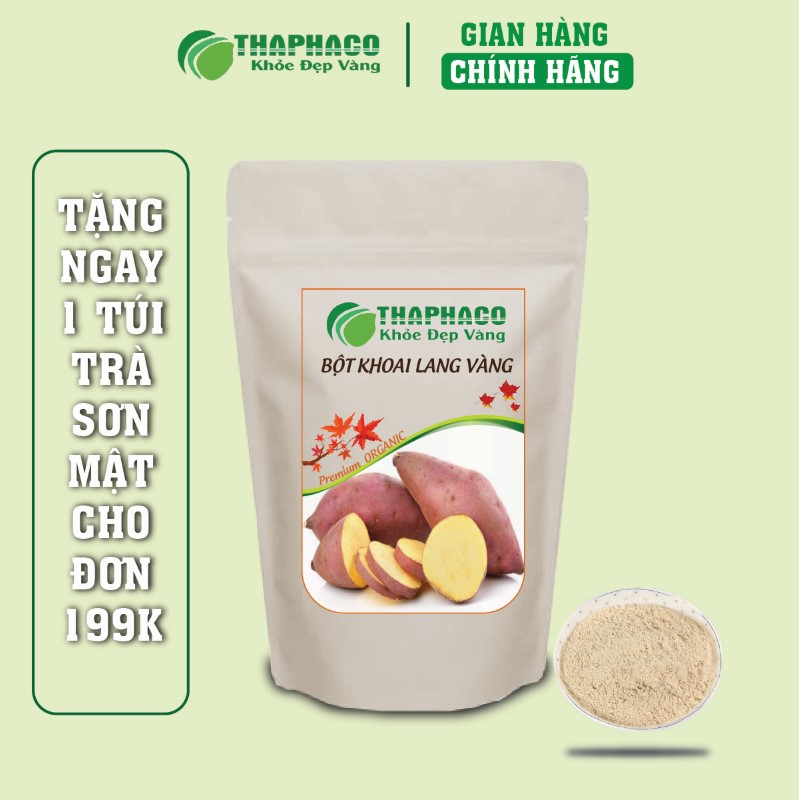 Mua 1kg bột khoai lang vàng khô chỉ với 350k tại THAPHACO