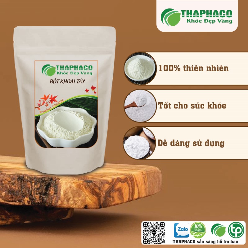 Công dụng của trà bột khoai tây nguyên chất