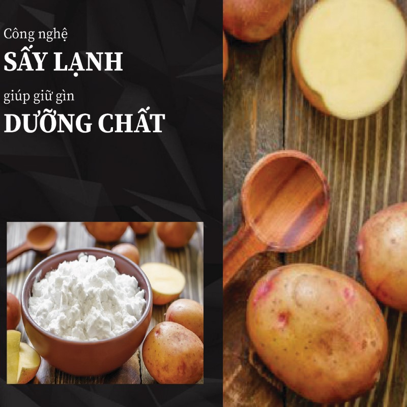 1kg trà bột khoai tây khô giá rẻ chất lượng cao 