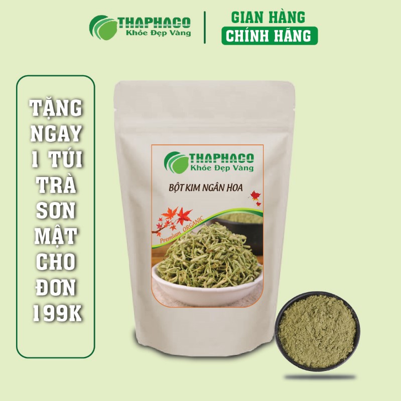 Mua 1kg bột kim ngân hoa khô chỉ với 1050k tại THAPHACO