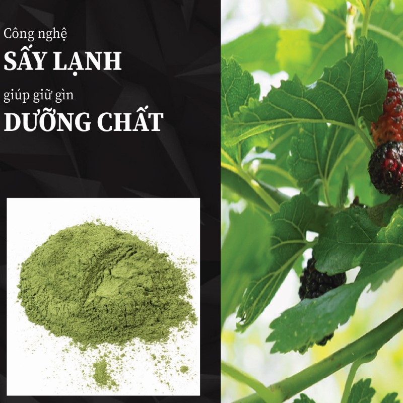 1kg bột lá dâu tằm khô giá rẻ chất lượng cao 