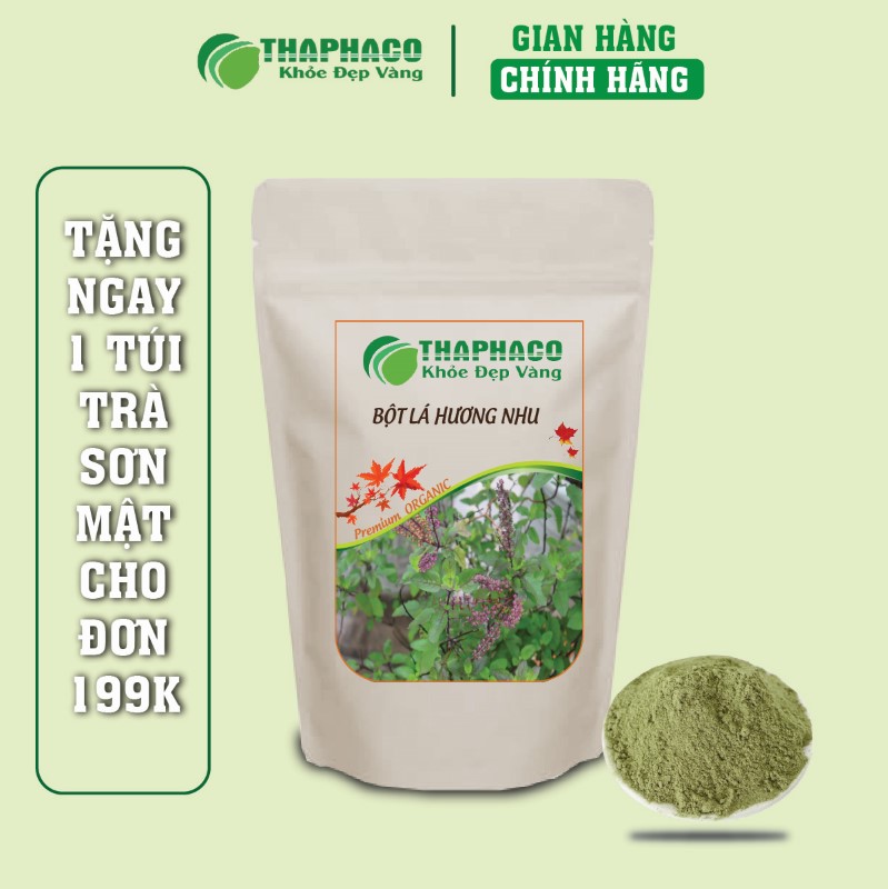 Mua 1kg bột lá hương nhu khô với mức giá chỉ 300k tại THAPHACO