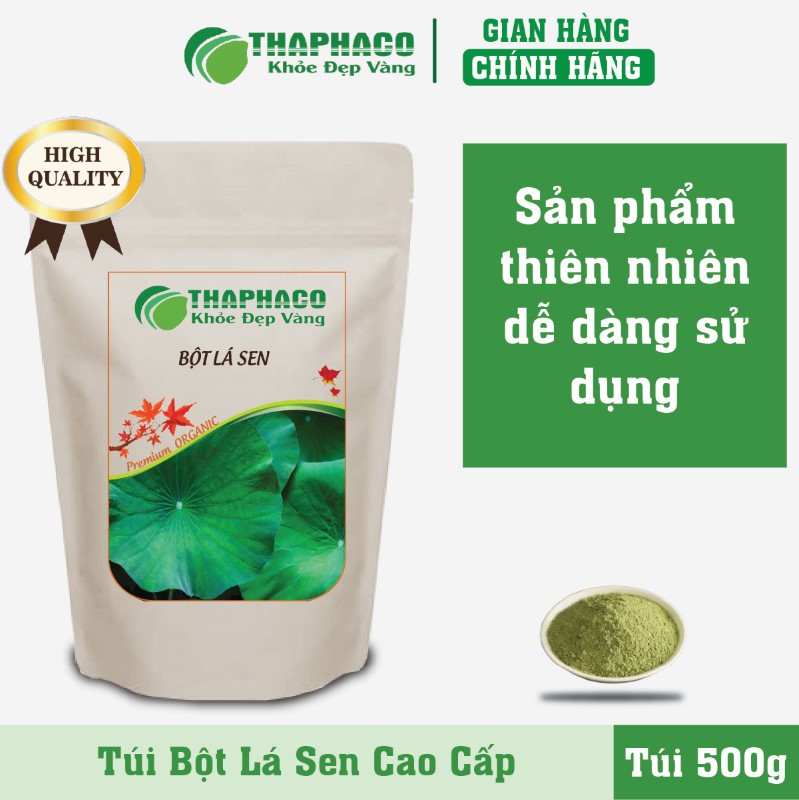 Trà bột lá sen thiên nhiên cao cấp chất lượng