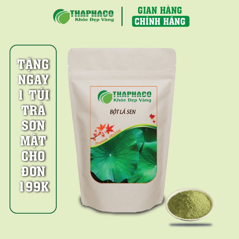 Mua 1kg bột lá sen khô với mức giá chỉ 450k tại THAPHACO