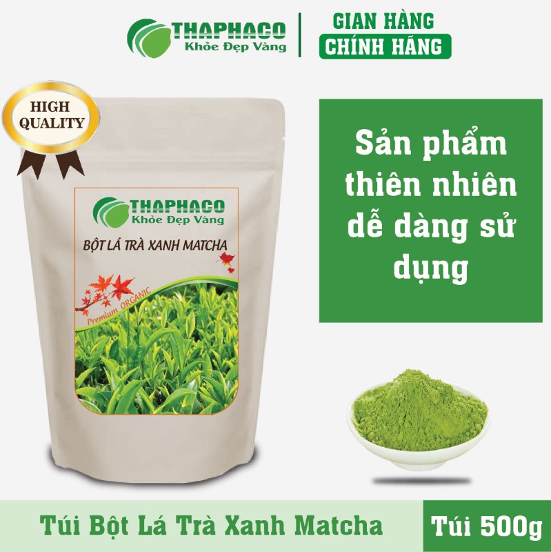 Trà bột lá trà xanh matcha thiên nhiên cao cấp chất lượng