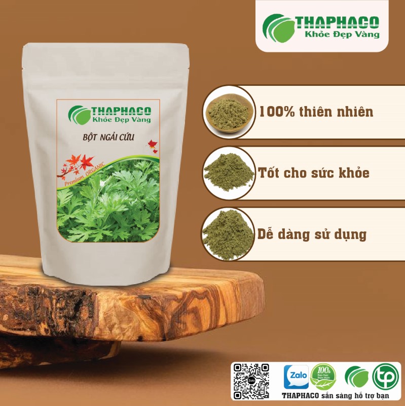 Trà bột ngải cứu sấy khô nguyên chất