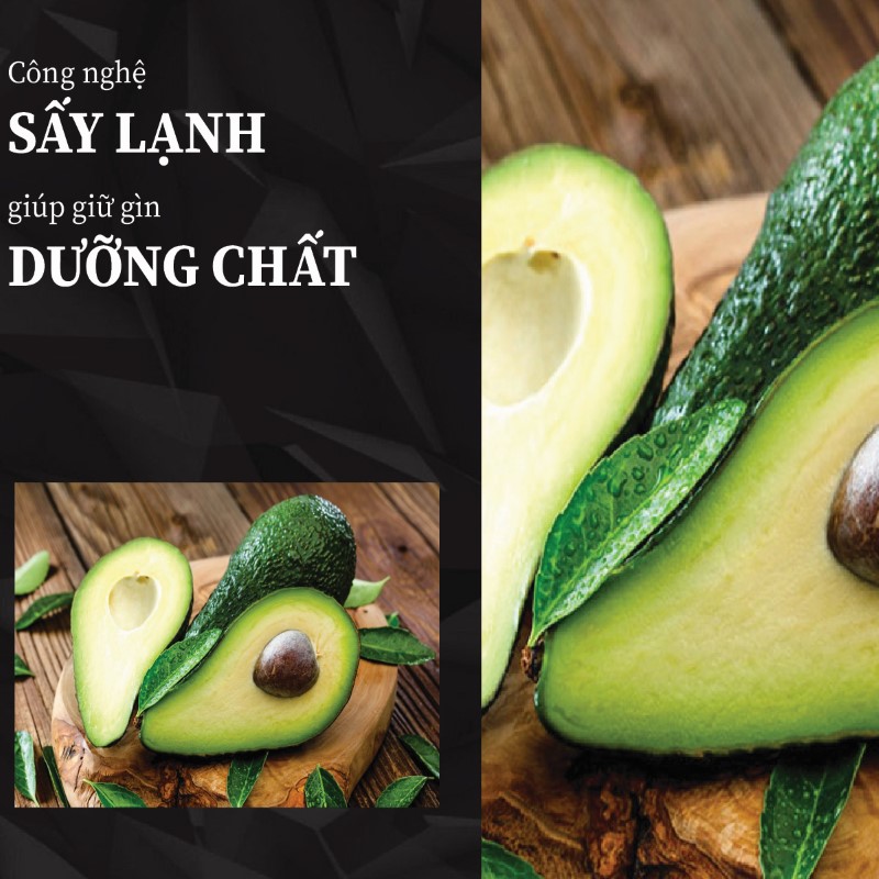 1kg trà bột quả bơ khô giá rẻ chất lượng cao 