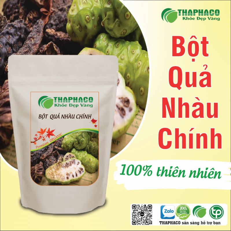Trà bột quả nhàu chín sấy khô nguyên chất
