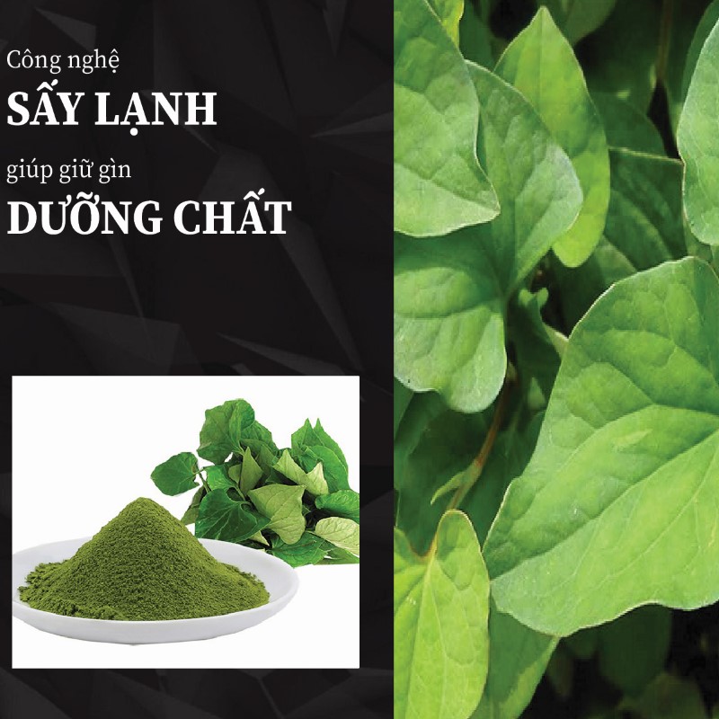 1kg trà bột rau diếp cá khô giá rẻ chất lượng cao 