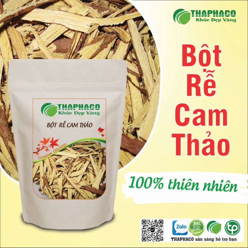 Trà bột rễ cam thảo sấy khô nguyên chất